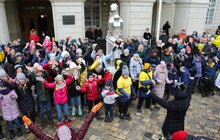 Фото 9: У Львові відбувся флешмоб з дітьми та молоддю з синдромом Дауна