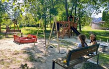 Фото 5: У Горіховому Гаю відкрили дитячий майданчик і місце для вигулу собак (відео)