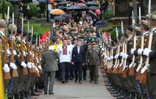 Фото 11: На Личаківському цвинтарі вшанували пам’ять новітніх Героїв з нагоди Дня Незалежності 