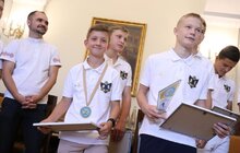 Фото 5: Мер Львова нагородив преміями юних чемпіонів світу з футбольного клубу «КОПА»