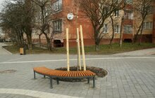 Фото 16: На Сихові завершують роботи з облаштування нового громадського простору