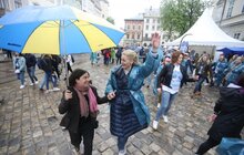 Фото 16: У Львові на площі Ринок організували акцію на підтримку людей, хворих на легеневу гіпертензію