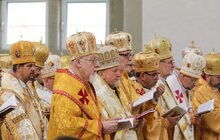 Фото 12: Глава УГКЦ Блаженніший Святослав у співслужінні з єпископами Синоду УГКЦ освятив унікальний храм Софії-Премудрості Божої