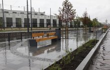 Фото 33: Триває завершальний етап реконструкції пл. Двірцевої: облаштовують сквер та фонтан