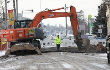 Фото 6: Ремонт вул. Б. Хмельницького: на ділянці від вул. Липинського до вул. Олійної проводять підготовчі роботи