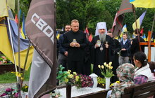 Фото 3: Митрополит Епіфаній сьогодні у Львові вшанував пам’ять полеглих Героїв (відео)