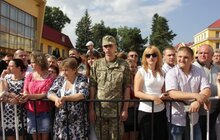 Фото 12: Урочистий ритуал складання Військової присяги студентами цивільних вищих навчальних закладів, які навчалися за програмою підготовки офіцерів запасу 