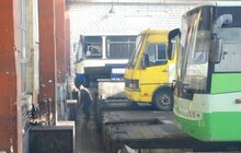 Фото 5: Основною причиною меншої кількості автобусів на маршрутах перевізники називають замерзання гальмівної системи