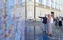 Фото 7: До Львова привезли відтворену мозаїку «Боривітер»