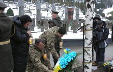 Фото 12: З нагоди Дня Збройних Сил України у Львові на Личакові вшанували новітніх Героїв