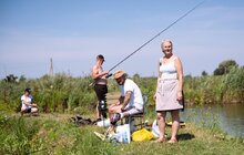 Фото 4: Тиша, якої бракує після війни: як риболовля допомагає ветеранам UNBROKEN відновлюватися (фото/відео)