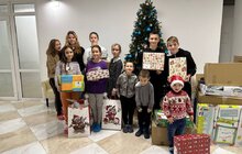 Фото 1: Військові з подарунками завітали до маленьких мешканців прихистку у Львівській громаді