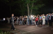 Фото 5: «Формула Пам’яті»: у парку Франка представили світлову артінсталяцію на честь Івана Вакарчука (фото/відео)