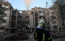 Фото 12: У Львові внаслідок російської ракетної атаки постраждали 17 людей