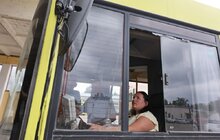Фото 6: Майбутні водійки автобусів відвідали найбільше автотранспортне підприємство у Львові – комунальне АТП‑1 (фото/​відео)