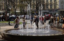 Фото 19: У Львові відкрили фонтан, присвячений Герою України «Да Вінчі» та всім добровольцям (відео)