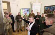 Фото 11: У Львові військові капелани освятили воду: її впродовж дня можуть набрати усі охочі (фото/відео)
