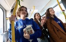 Фото 19: Поетичний трамвай на маршруті №1: у Львові читають Шевченка просто під час поїздки
