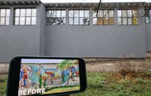 Фото 4: Місто та Університет безпеки життєдіяльності напрацьовують варіанти відкриття мозаїки на вулиці Клепарівській (відео)