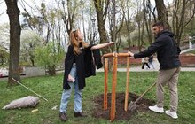 Фото 4: У сквері біля цирку висадили алею пам’яті загиблих героїв