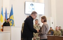Фото 5: В День українського добровольця у Львові 30 захисників посмертно нагородили «Почесним знаком Святого Юрія» (фото)
