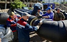 Фото 4: На вул. Науковій оновлюють аварійну тепломережу: замінять більше кілометра півстолітньої ржавої труби (відео)