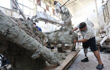 Фото 3: У Львові встановлять скульптуру Ярослава Мотики, яку створюють ветерани та митці (відео)