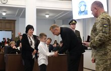 Фото 9: До Дня Героїв у Львові 30 захисників посмертно нагородили «Почесним знаком Святого Юрія» (фото/відео)