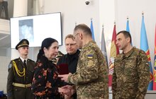 Фото 19: До Дня Національної гвардії у Львові 30 захисників посмертно нагородили «Почесним знаком Святого Юрія» (фото)