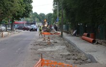 Фото 3: У Львові ремонтують дорогу до онкоцентру на вул. Гашека: дістатися до лікарні буде зручніше