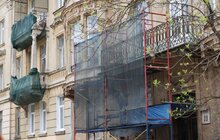 Фото 4: У Львові у співпраці з мешканцями розпочали реставрувати балкон у будинку-пам’ятці (відео)