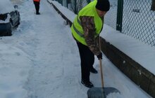 Фото 6: Підприємці, військові та будівельні компанії допомагають місту з прибиранням снігу