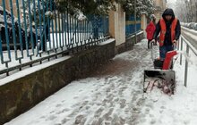 Фото 91: Впродовж дня снігоприбиральна техніка працюватиме в робочому режимі