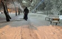 Фото 53: Минулої ночі в місті працювало 95 одиниць техніки, для посипання доріг використано 492 м3 піскосуміші