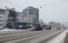 Фото 134: Минулої ночі в місті працювало 95 одиниць техніки, для посипання доріг використано 492 м3 піскосуміші