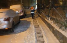 Фото 30: Комунальні служби працюють у посиленому режимі, задля прибирання міста від снігу
