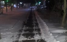 Фото 23: Для посипання доріг від ожеледиці минулої доби використано 527 м3 піскосуміші та 186 м3 солі
