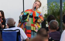 Фото 6: Ніно Катамадзе виступила для пацієнтів центру НЕЗЛАМНІ