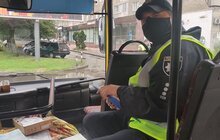 Фото 3: Перевізників пасажирського транспорту перевіряють на дотримання карантинних обмежень