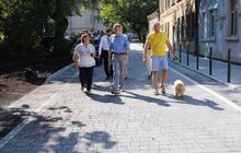 Фото 3: Ремонт вулиці Підрічної завершують, поруч облаштують сквер