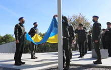 Фото 8: На Меморіалі Героїв Небесної Сотні військові Нацгвардії підняли національний стяг