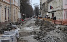 Фото 3: На вул. Пекарській тривають масштабні ремонтні роботи: повністю реконструкція вулиці завершиться наступного року