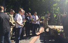 Фото 4: У Львові сьогодні вшанували пам'ять американських пілотів, які поховані на Личаківському кладовищі