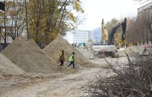 Фото 2: На вул. Шевченка триває ІІІ етап реконструкції вулиці