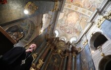 Фото 9: В Гарнізонному храмі урочисто відкрили відреставровані фрески центрального склепіння