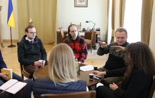 Фото 6: Мер Львова Андрій Садовий зустрівся з Манал Фоуані