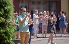 Фото 9: У Львові урочисто відкрили мурал, присвячений Василю Сліпаку
