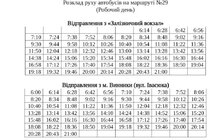 Фото 6: ЛК АТП-1 подає розклад руху автобусів на час локдауну