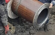 Фото 7: На вул. Патона ремонтні бригади замінили ділянку аварійної каналізаційної мережі