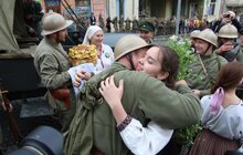 Фото 9: Андрій Садовий у Чорткові зустрівся з мером та взяв участь у відкритті реконструкції бою «Чортківська офензива»